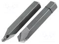 Kit: screwdriver bits; Holder: C6,3mm; 35mm; 1/4"; 2pcs. C.K CK-422003