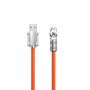 Dudao L24AL USB-A - Lightning angled cable with 180° rotation 30W 1m - orange, Dudao 6973687248383 6973687248383