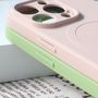 MagSafe compatible silicone case for iPhone 15 Silicone Case - blue, Hurtel 5907769356797 5907769356797