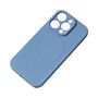 MagSafe compatible silicone case for iPhone 15 Silicone Case - navy blue, Hurtel 5907769356773