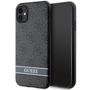 Guess GUHCN61P4SNK iPhone 11 / Xr grey/grey hardcase 4G Stripe, Guess 3666339170103 3666339170103