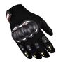 Motorcycle phone gloves with knuckle protector – black, Hurtel 5907769308048 5907769308048