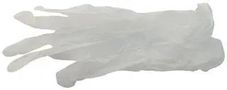 VINYL CLEANROOM GLOVES, M, PK100 509-0020