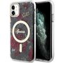 Guess GUHMN61HCFWSA iPhone 11 / Xr 6.1" green/khaki hardcase Flower MagSafe, Guess 3666339126759 3666339126759