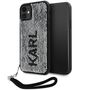 Karl Lagerfeld KLHCN61PSQRKS iPhone 11 / Xr 6.1" silver/silver hardcase Sequins Cord, Karl Lagerfeld 3666339128029 3666339128029