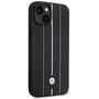 Case BMW BMHCP14S22RVSK iPhone 14 6.1" black/black hardcase Leather Stamp Blue Lines, BMW 3666339066321 3666339066321