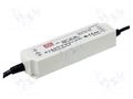 Power supply: switching; LED; 60W; 30VDC; 2A; 90÷305VAC; 127÷431VDC MEAN WELL LPF-60-30