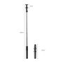 Selfie Stick Tripod with Bluetooth Remote for 4.6-7.2" Smartphones, Action Cameras UGREEN/15062 6941876210626