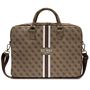 Guess 4G Printed Stripes bag for a 16&quot; laptop - brown, Guess 3666339119539 3666339119539