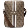 Guess Bag GUTB10P4RPSW 10" brown/brown 4G Stripes Tablet Bag, Guess 3666339120443 3666339120443