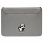 Karl Lagerfeld Saffiano Karl&amp;Choupette case for a 16&quot; laptop - silver, Karl Lagerfeld 3666339126667 3666339126667