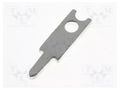 Terminal: flat; 2.8mm; 0.8mm; male; THT; brass; silver plated OSTERRATH LST1506