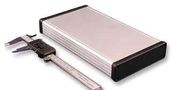 CASE, ALUMINIUM, 31X120X220MM 1455P2202