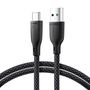 Joyroom Multi-Color Series S-A34 USB-A / USB-C cable 100W 1m - black, Joyroom 6941237110428