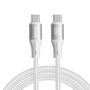 Joyroom Light-Speed ​​Series S-A25 USB-C / USB-C cable 100W 1.2m - white, Joyroom 6941237102683 6941237102683