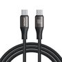 Joyroom Light-Speed ​​Series S-A25 USB-C / USB-C cable 100W 1.2m - black, Joyroom 6941237102676 6941237102676