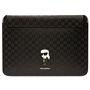 Karl Lagerfeld Saffiano Monogram Ikonik case for a 16&quot; laptop - black, Karl Lagerfeld 3666339170530 3666339170530
