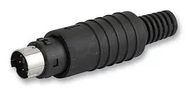 PLUG, MINI-DIN, CABLE, 6WAY 4850.1610