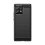 Carbon Case silicone case for Motorola Edge 40 Pro - black, Hurtel 5907769358661 5907769358661