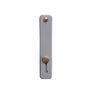 Self-adhesive finger holder with zipper - gray, Hurtel 5907769358203