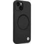 BMW BMHMP14SSILBK2 case for iPhone 14 - black Signature Liquid Silicone MagSafe, BMW 3666339124045 3666339124045