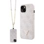 Guess GUHCP14XP4TDSCPP case for iPhone 14 Pro Max 6.7&quot; - pink Crossbody 4G Metal Logo, Guess 3666339147211 3666339147211