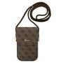 Guess 4G Metal Script Logo handbag - brown, Guess 3666339127695 3666339127695