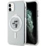 Karl Lagerfeld KLHMN61HGKCNOT case for iPhone 11 / Xr - transparent hardcase Karl&amp;Choupette Glitter MagSafe, Karl Lagerfeld 3666339162672 3666339162672