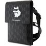 Karl Lagerfeld Case KLWBSAKHPCK Handbag - Black Saffiano Monogram Choupette, Karl Lagerfeld 3666339170622 3666339170622