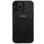 Audi Carbon Fiber iPhone 13 Pro Max 6.7&quot; black/black hardcase AU-TPUPCIP13PM-R8/D2-BK, Audi 6955250226264 6955250226264