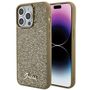 Guess Disco Metal Script case for iPhone 15 Pro Max - gold, Guess 3666339173609 3666339173609