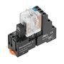 DRMKIT 220VDC 2CO LD/PB Комплект реле, 220 В DC 2CO, AgNi flash позолоченный, 10 A, винтовое соединение, светодиод, диод свободного хода, TEST, Weidmu 1542470000 4050118347289