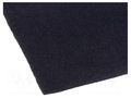 Upholstery cloth; 1500x700x3mm; black; self-adhesive 4CARMEDIA CLT.30.001