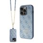 Guess GUHCP14LP4TDSCPB iPhone 14 Pro 6.1&quot; blue/blue hardcase Crossbody 4G Metal Logo, Guess 3666339147068 3666339147068