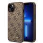 Guess GUHCP15MG4GFBR iPhone 15 Plus 6.7&quot; brown/brown hard case 4G Metal Gold Logo, Guess 3666339171711 3666339171711
