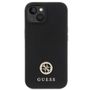 Guess GUHCP15MPS4DGPK iPhone 15 Plus 6.7&quot; black/black hardcase Strass Metal Logo, Guess 3666339150730 3666339150730