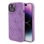 Guess GUHCP15SP4EPMU iPhone 15 6.1&quot; purple/light purple hardcase Leather 4G Stamped, Guess 3666339150440 3666339150440
