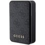 Guess Powerbank 18W GUPB10DP4GEGK 10000mAh black/black 4G Leather Metal Logo, Guess 3666339171384 3666339171384