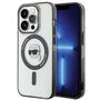 Karl Lagerfeld KLHMP15XHKHNOTK iPhone 15 Pro Max 6.7&quot; transparent hardcase IML Karl`s Head MagSafe, Karl Lagerfeld 3666339161941 3666339161941