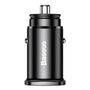 Ładowarka samochodowa Baseus Square PPS QC4.0 / PD3.0 5A 30W (czarna), Baseus CCALL-AS01