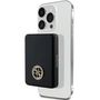 Guess MagSafe 4G Strassed Metal Logo induction power bank 5W 3000mAh - black, Guess 3666339170141 3666339170141