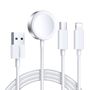 Joyroom S-IW008 3-in-1 cable magnetic charger USB-A - Lightning/USB-C 1.2m - white, Joyroom 6956116771300 6956116771300