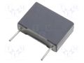 Capacitor: polyester; 2.2nF; 630V; 7.5mm; ±10%; 2.5x7x10mm; MKT; THT KEMET MC7.5-2N2