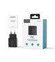 Choetech PD6051 USB-C USB-C PD 35W GaN wall charger with display - black, Choetech 6932112106100 6932112106100