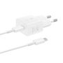 Samsung EP-T2510XWEGEU 25W SFC GaN wall charger with USB-C cable - white, Samsung 8806094911985 8806094911985