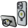 Ferrari FEHMP15LUSCAH iPhone 15 Pro 6.1&quot; transparent hardcase Ring Stand 2023 Collection MagSafe, Ferrari 3666339170943 3666339170943
