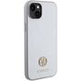 Guess GUHCP15MPS4DGPS iPhone 15 Plus 6.7&quot; silver/silver hardcase Strass Metal Logo, Guess 3666339151157 3666339151157