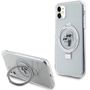 Karl Lagerfeld KLHMN61HMRSKCH iPhone 11 / Xr 6.1&quot; white/white hardcase Ring Stand Karl&amp;Choupette MagSafe, Karl Lagerfeld 3666339168797 3666339168797