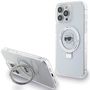 Karl Lagerfeld KLHMP15LHMRSKHH iPhone 15 Pro 6.1&quot; white/white hardcase Ring Stand Karl Head MagSafe, Karl Lagerfeld 3666339168537 3666339168537