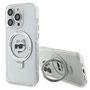 Karl Lagerfeld KLHMP15XHMRSCHH iPhone 15 Pro Max 6.7&quot; white/white hardcase Ring Stand Choupette Head MagSafe, Karl Lagerfeld 3666339168667 3666339168667